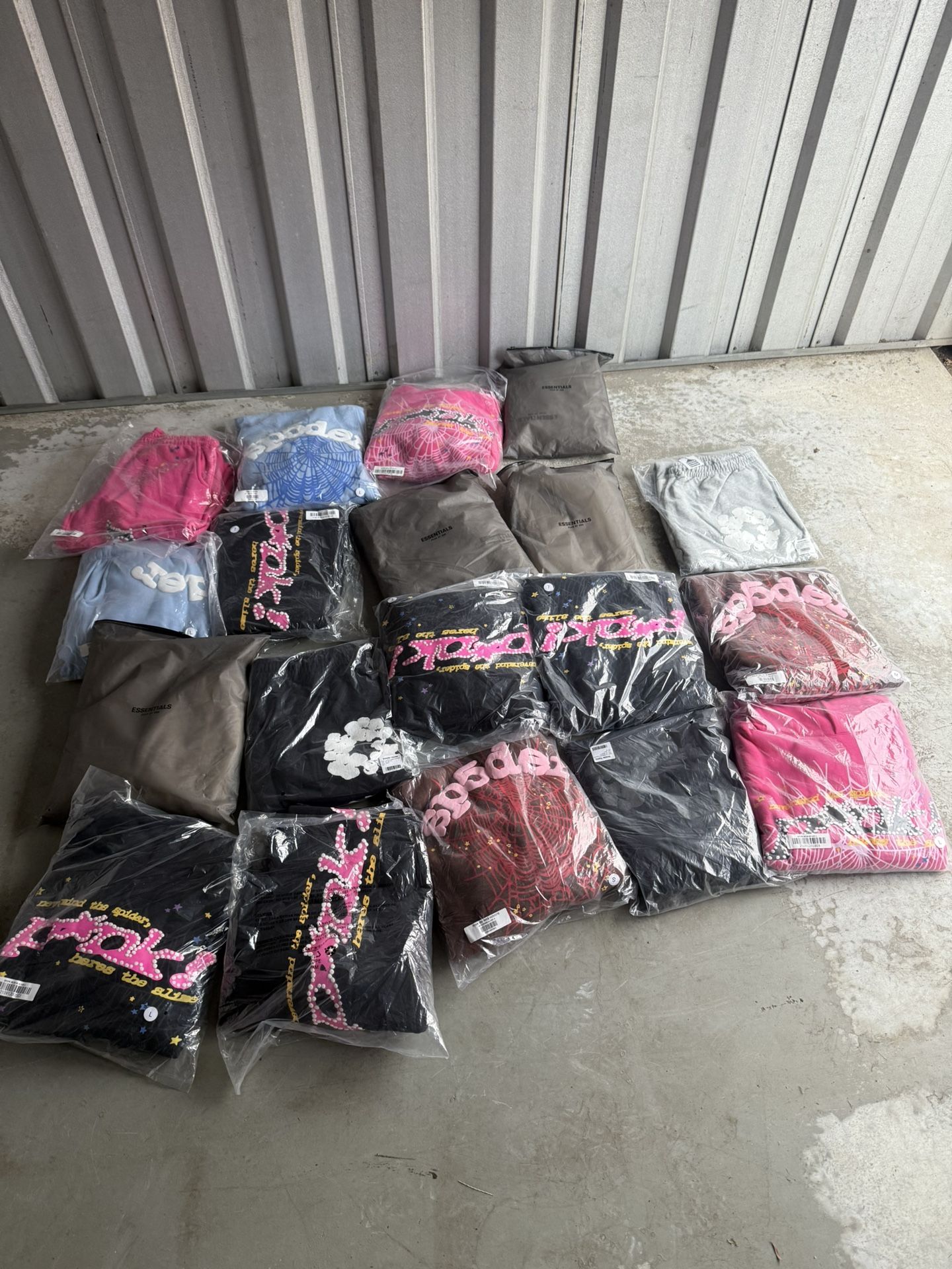 Sp5der Denim Essentials Sweatsuits