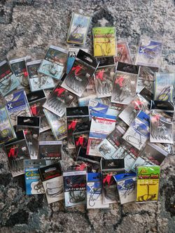 60 packs of fishing hooks