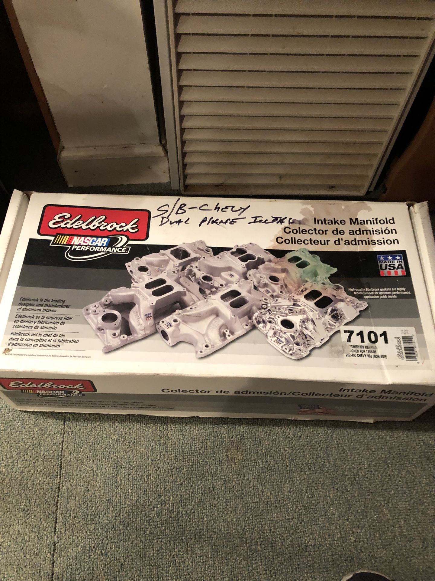 Chevy Intake Manifold Brand New In Box