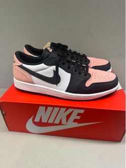 Air Jordan 1 Retro Low OG Men’s Size 11.5 Black Bleached Coral