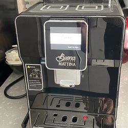 Buona Mattina Super Automatic Espresso Machine Black