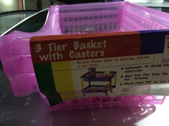 Pink baskets