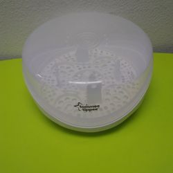Tommee Tippee Microwave Steam Sterilizer For Baby Bottles, Pacifiers, Cups And More