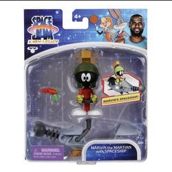 Space Jam: A New Legacy - Marvin the Martian Action Figure with Spaceship