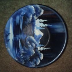 Hand-painted Gold Panning Pan