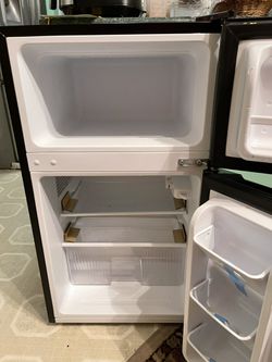 Brand New Stainless Steel Two Door Compact Refrigerator With