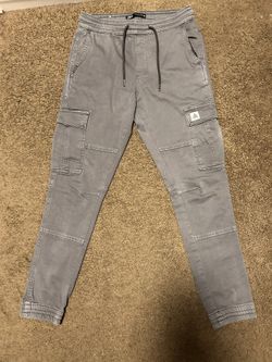 Gray Zara Cargo Pants