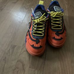 Off Whites Size 45 Orange Blue Yellow