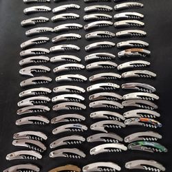Stainless Steel Corkscrew/bottle Openers (Qty 77)