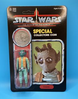 Stan Solo Custom Vintage Kenner STAR WARS (Movie Accurate) Greedo Carded Action Figure
