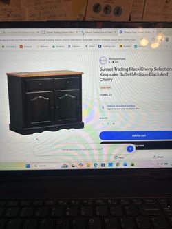 Black Buffet cabinet