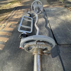 Olympic Curl Bar Set