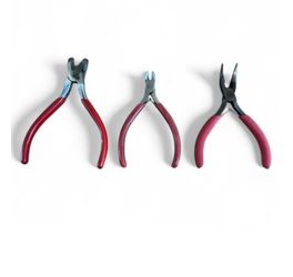 Vintage 3 Old Jewelry Pliers Tool Set