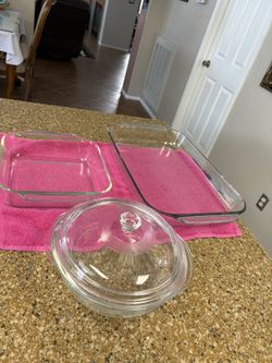 Pyrex Oven Were Set 3