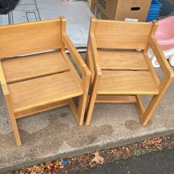 Kids Wooden Chairs 