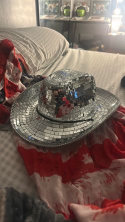 Disco ball cowboy hat