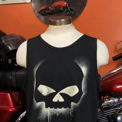 Harley Davidson SKULL WILLIE G Tank Top Large Men FARIBAULT , MINNESOTA