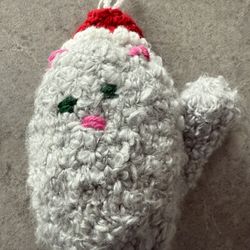 Crochet Christmas Cat Squish