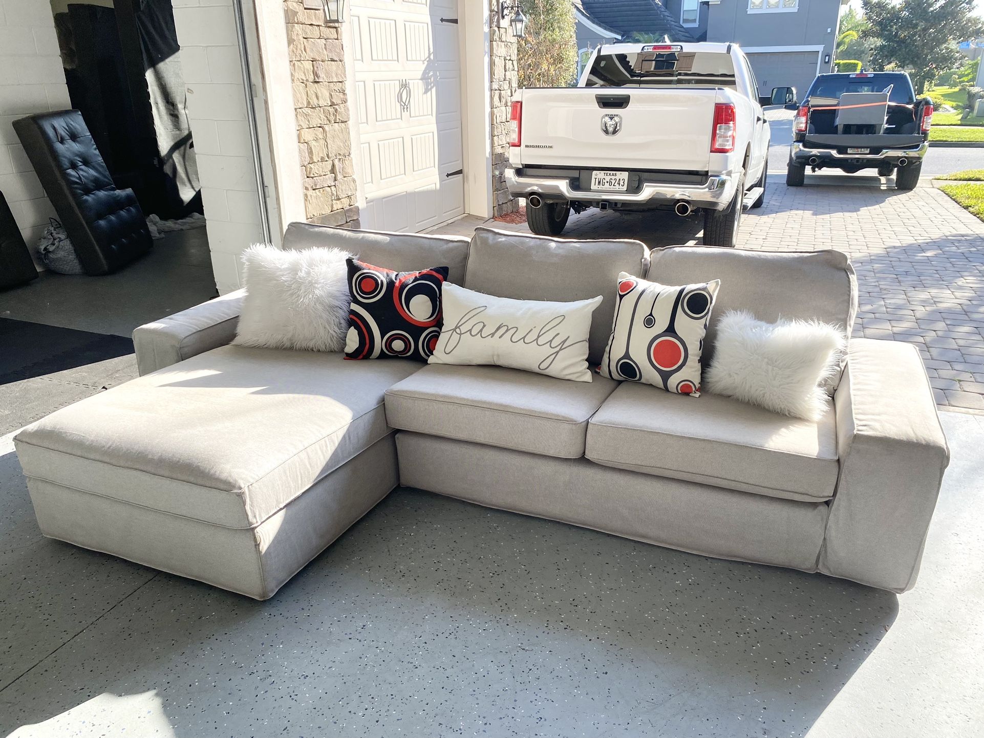 Grey Sectional Couch