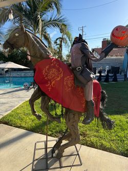 Headless Horseman Halloween Decoration