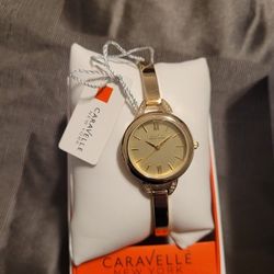 New With Tags Caravelle Womens Stainless Steel Watch
