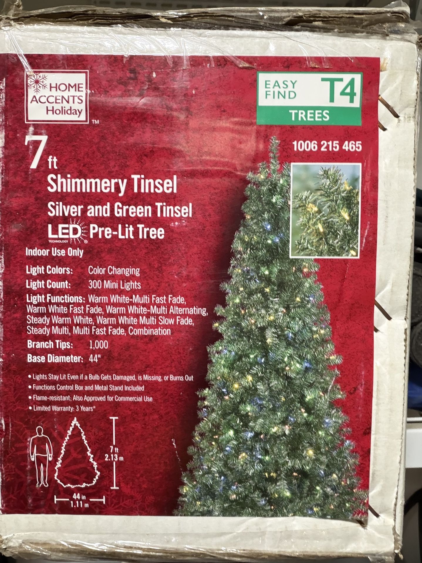 7ft LED Christmas Tree