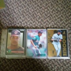 Alex Rodriguez Rookie And Manny Ramirez Rookie