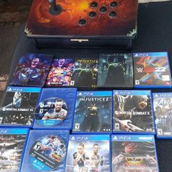 Mortal Kombat Arcade Station Tournament Limited Edition with 1 Game $275! With box original. $25 extra Game & $60 Steelbook Edition all $550 PS4 PS5
