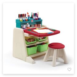 Step two Kids Coloring Board  With Chair