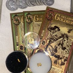 One lot of silver and gold