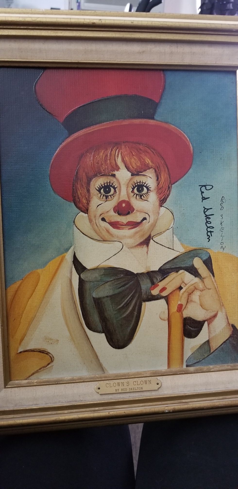 Clown's Clown Red Skelton Painting