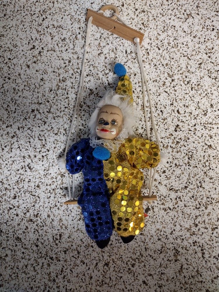 Antique Puppet Clown Antiques