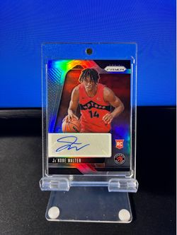 Jakobe Walter Prizm Silver Rookie Auto
