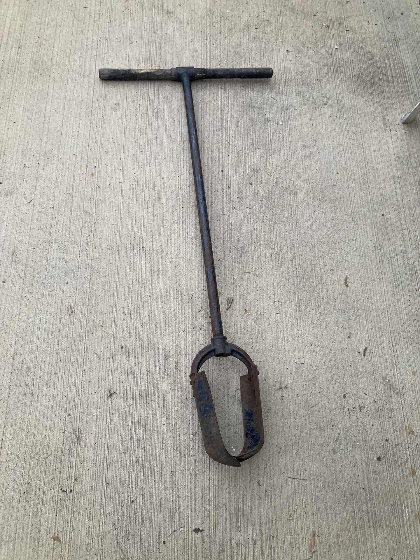 Antique Post Hole Auger