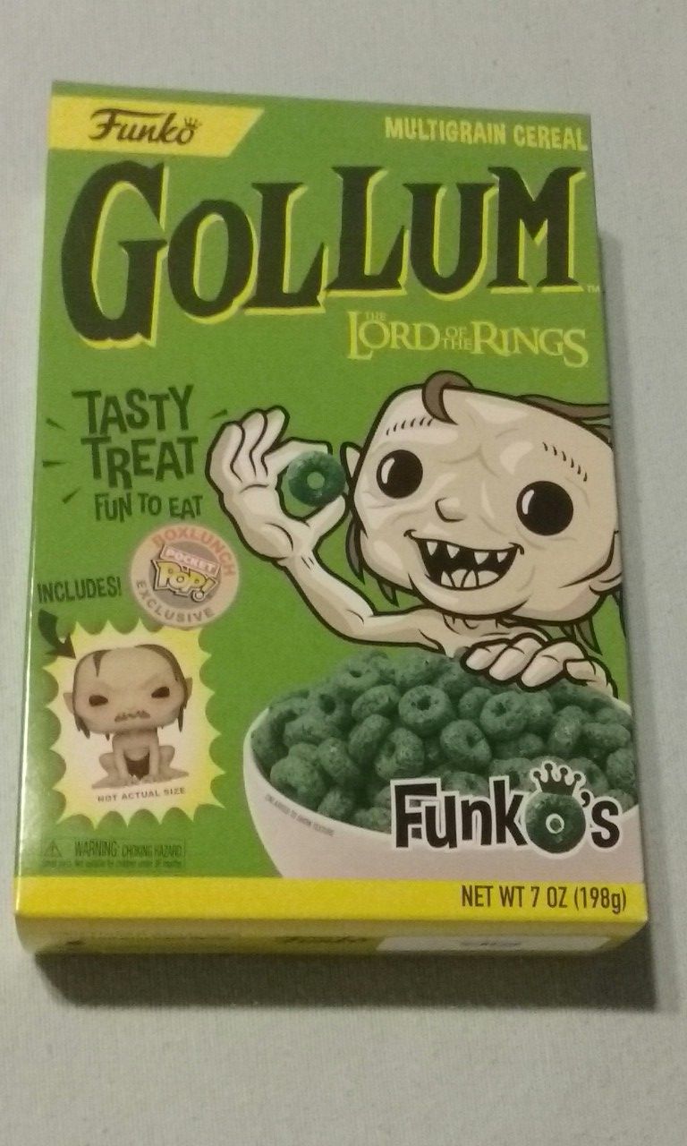 LORD Of the rings "Funko" Gollum cereal