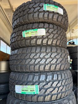 🚨🚘vendo set de llantas Lt 285 75 16 Goodride M/T tires