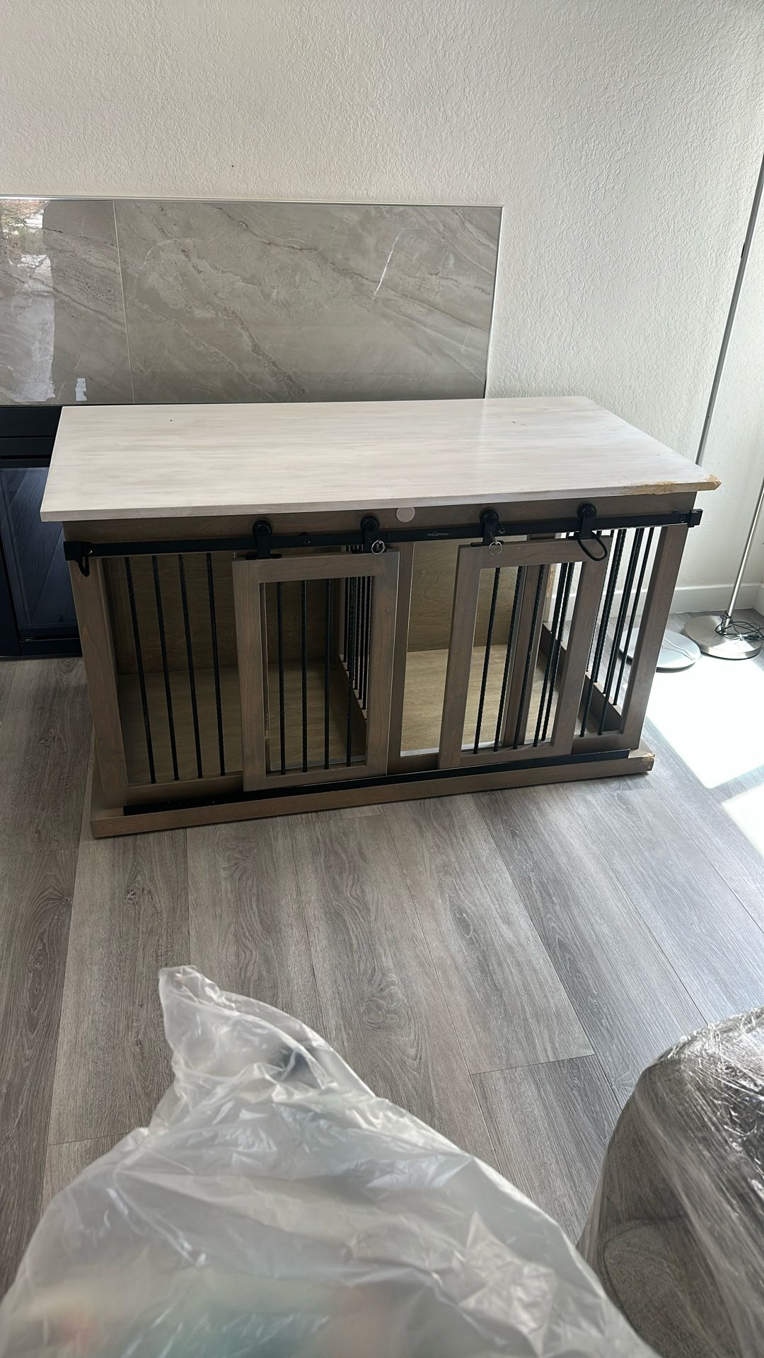 Dog Crate For Two Small/medium Dogs