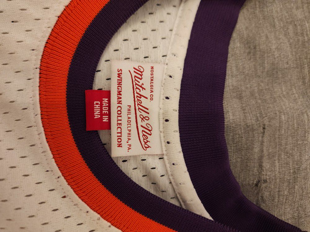 Vintage Purple White Orange #7 Kevin Johnson KJ Phoenix Suns Champion  ThrowBack NBA Jersey for Sale in Phoenix, AZ - OfferUp