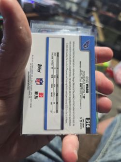 Cam Ward red white blue refractor rookie card