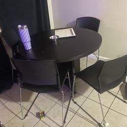 Dining Table With 4 Chairs 
