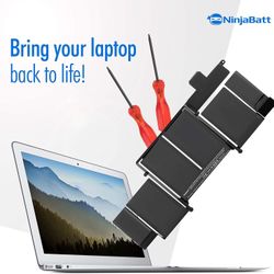 A1502 A1582 A1493 Replacement Laptop Battery Compatible with MacBook Pro 13 inch Retina [Early 2015, Mid 2014, Late 2013] 11.34V 6300mAh