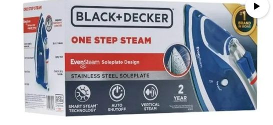 BLACK+DECKER One Step Steam Iron