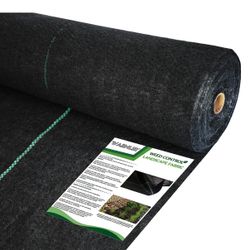 WAENLIR 5.8oz 20 Year 6ft x250ft Heavy Duty Weed Barrier Landscape Fabric Control Mat, Sturdy Weed Blocker Cover