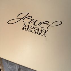 Jewel Badgley Mischka Crystal Heels – Size 9.5 – Worn Once