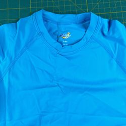 7-8 Swim Shirt Blue Brand New