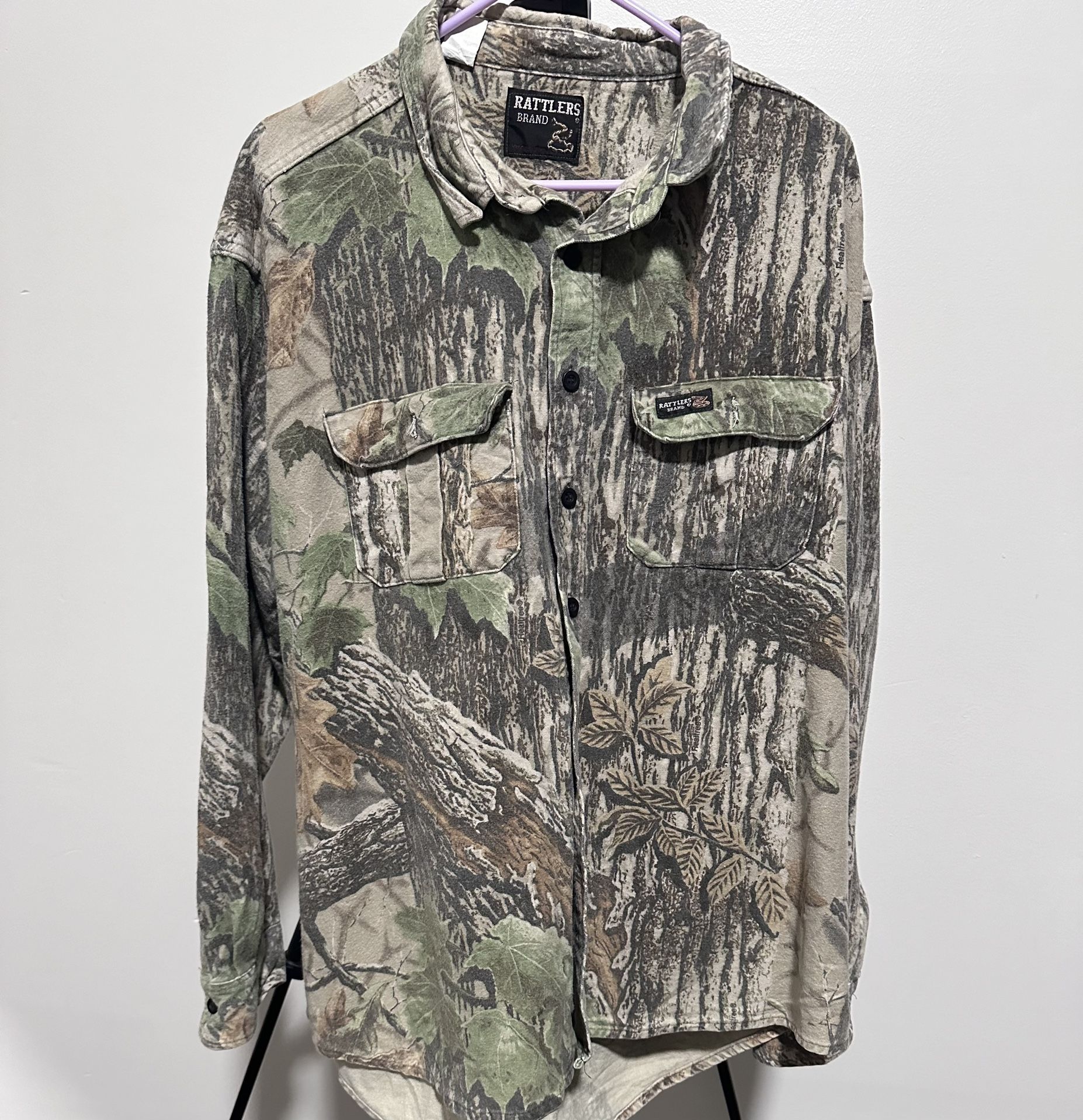 Rattlers 2XL Brand Realtree Camouflage Hunting Jacket
