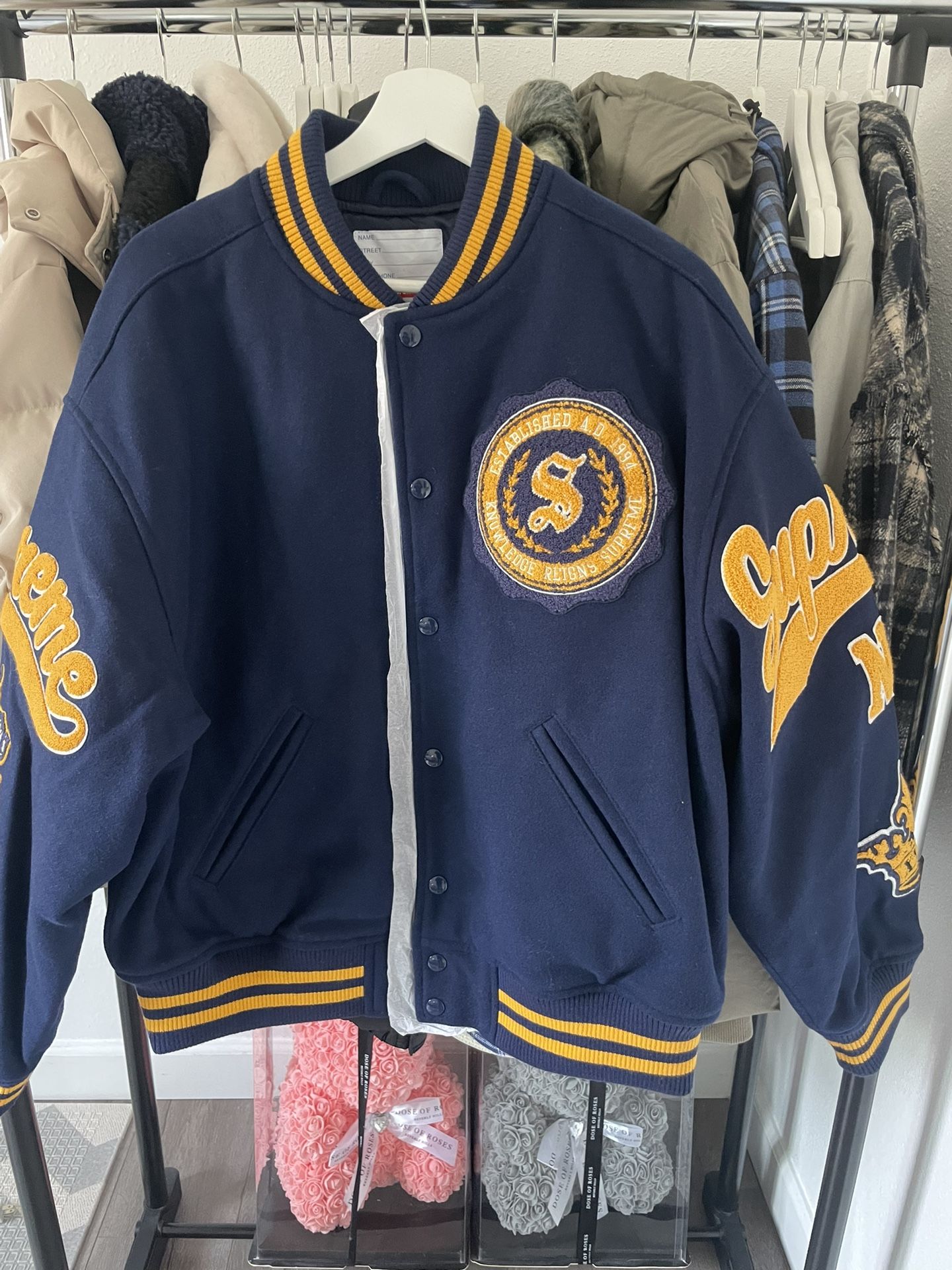 Supreme Veritas Varsity Jacket