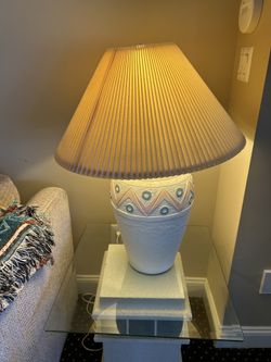 Southwestern Painted Ceramic Lamp
