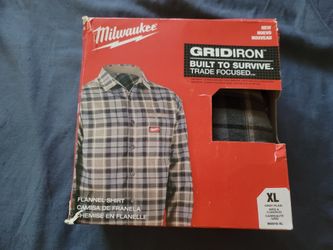 Brand New Milwaukee Flannel Size Xl $45 Firm. Pickup In Oakdale 