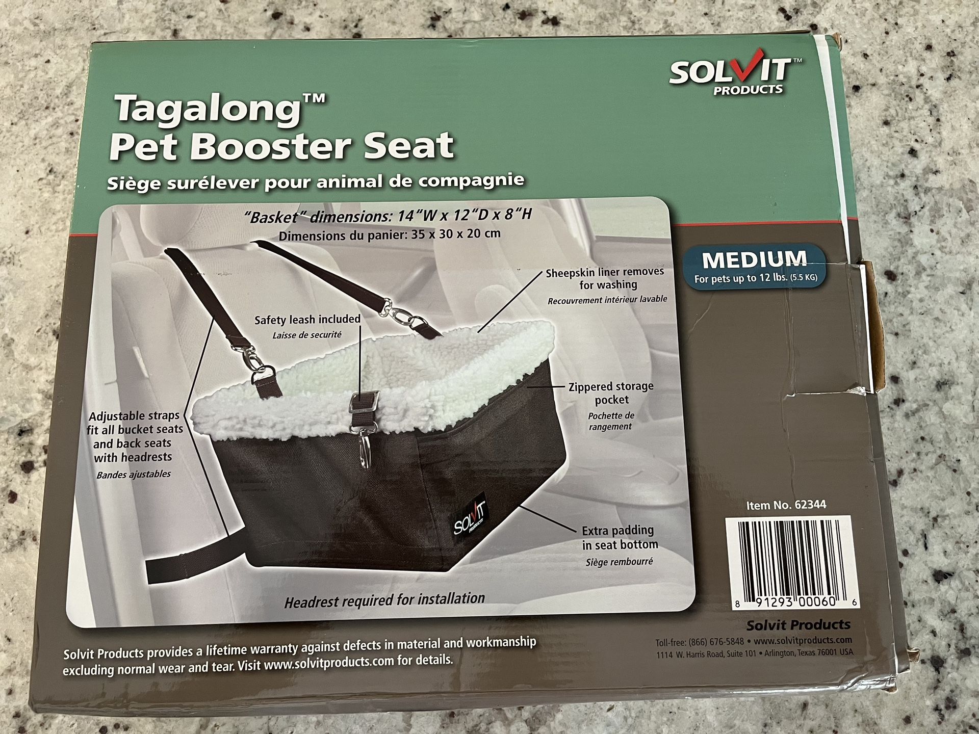 Dog Booster Seat - Brand New